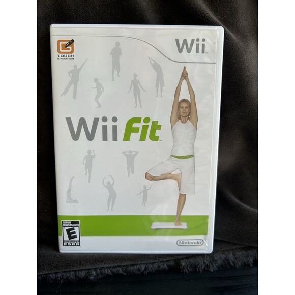 Wii Fit (Nintendo Wii WiiU) GAME With MANUAL FITNESS WORKOUT EXERCISE YOGA - Picture 1 of 4